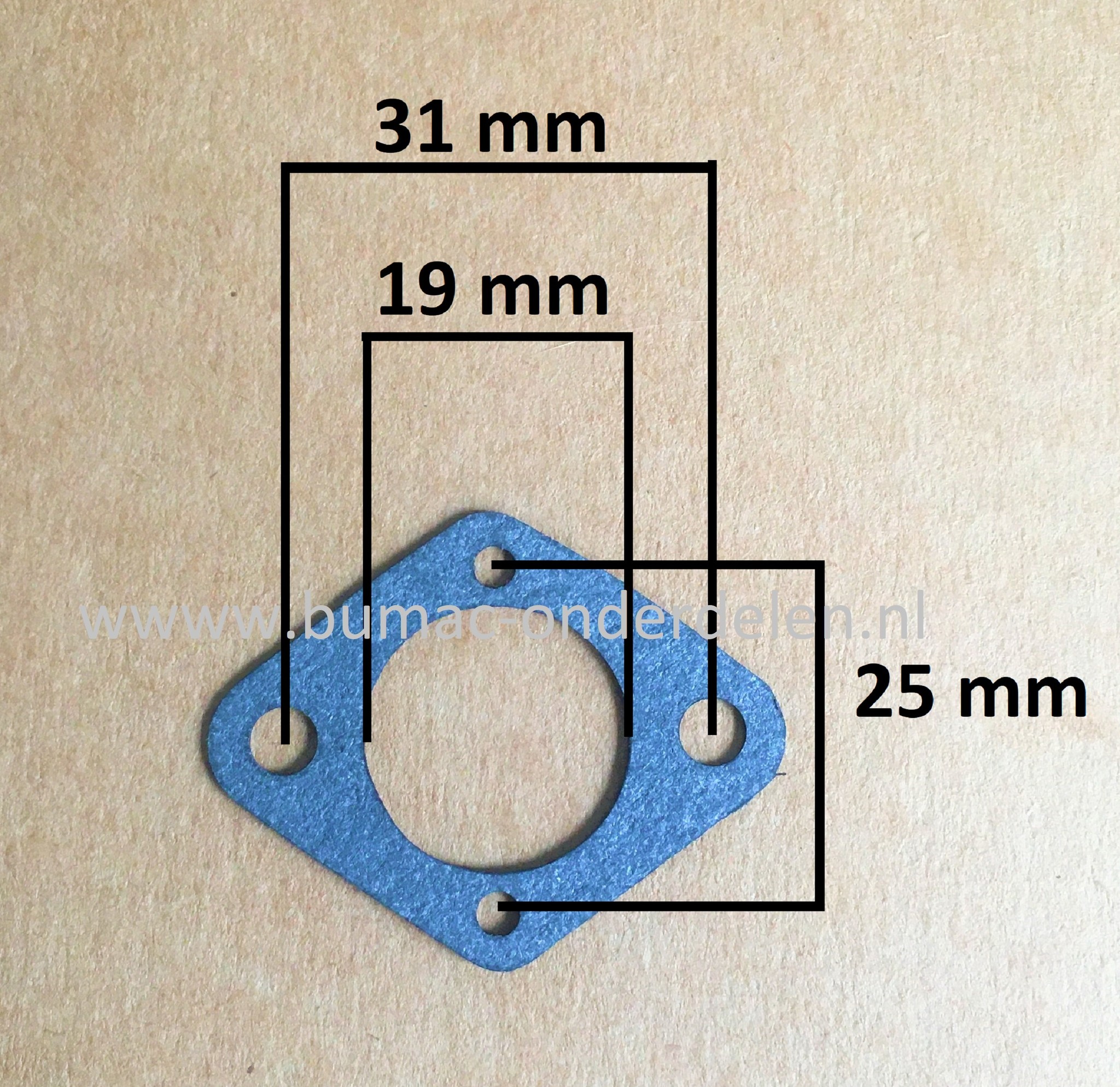 Carburateur pakking voor Tillotson HS Carburator op Kettingzaag -  Bosmaaier - Heggenschaar - Bladblazer, Grondboor van Stihl, Husqvarna, Jonsered, Honda, Castelgarden, Partner, Mountfield, Alko Solo, Alpina, McCulloch, Stiga, MTD, Wolf, Echo, Dolmar, Mak
