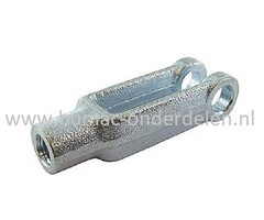 Eindgaffel universeel voor 3/8-24 Inch vrouwelijk, voor pin 3/8"" op Zitmaaiers, Trekkers, Tuintrekkers