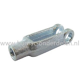 Eindgaffel universeel voor 3/8-24 Inch vrouwelijk, voor pin 3/8"" op Zitmaaiers, Trekkers, Tuintrekkers