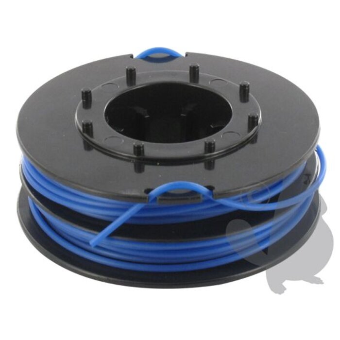 Draadspoel voor Wolf trimmer, Draadspoel met twee draden voor Wolf strimmer GT845, GB845, GT850, GB850, RQ535, RQ740, RQ742, RQ745 Maaidraad, Draadkop, Maaikop, Trimmerdraad, Onkruid Strimmer