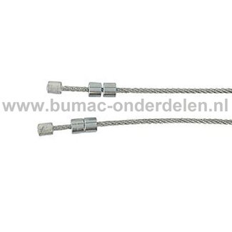 Koppelingskabel voor Snapper, Simplicity, Murray, Zitmaaiers, Tuintrekkers, Grasmaaiers, Rem Kabel, Flexibele kabel, Stalen kabel, Koppeling Kabel 87085, 87088, 87090, 87091, 87194, 87198, 87082, 87382, 88082, 88182, 88382, 89182