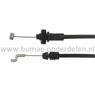 Gaskabel voor MTD, Wolf,  Yard-man, Cub Cadet, White op Zitmaaiers, Frontmaaiers, Trekkers, Tuintrekkers