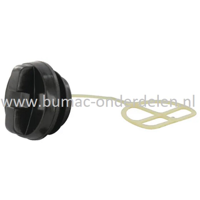 Olietankdop en of Benzinedop voor Castelgarden, Stiga, Alpina, Mountfield A3700, A4000, BG3735, BG4040, CP3740, CP3735, CS400, MC3616, MC3720, MCSP40, PS3740, SP37, XC3700, XC4000, A2500, BG2525, C25, CJ300, CP300, XC300 Kettingzagen, Oliedop, dop