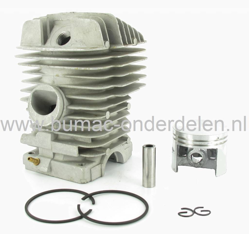 Cilinder en Zuiger Set Ø 46 mm voor STIHL 029 - 039 - MS290 - MS310 - MS390, Kettingzaag - Motorzaag, Cilinder met Zuiger en Zuigerveren Compleet