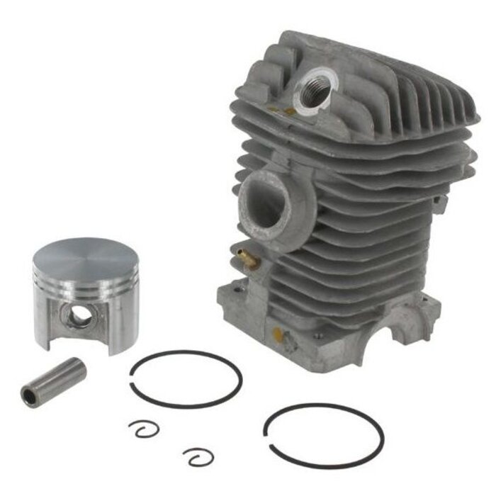 Cilinder met Zuiger Compleet voor Stihl Motorkettingzaag 023, 025, MS230 en MS250 Kettingzaag - Motorzaag, Stihl Complete Cilinderset Ø 42,5 mm met Zuigerveren