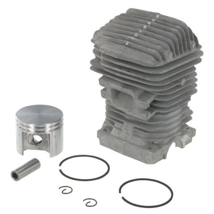 Cilinder met Zuiger Compleet voor Stihl Motorkettingzaag 023, 025, MS230 en MS250 Kettingzaag - Motorzaag, Stihl Complete Cilinderset Ø 42,5 mm met Zuigerveren