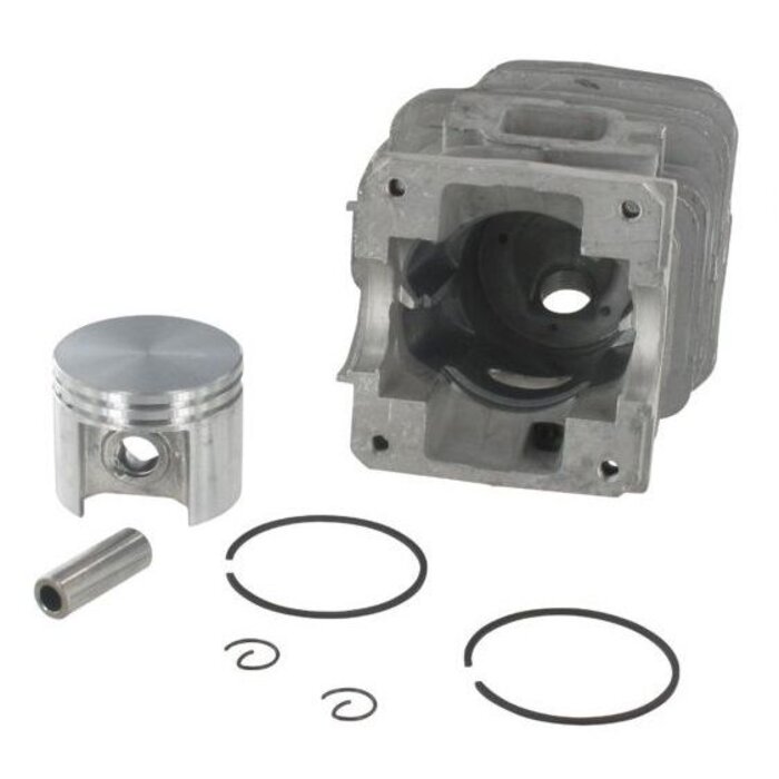 Cilinder met Zuiger Compleet voor Stihl Motorkettingzaag 023, 025, MS230 en MS250 Kettingzaag - Motorzaag, Stihl Complete Cilinderset Ø 42,5 mm met Zuigerveren