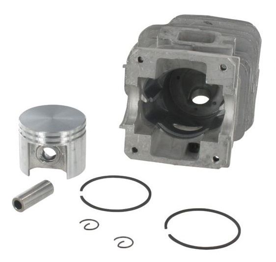 Cilinder met Zuiger Compleet voor Stihl Motorkettingzaag 023, 025, MS230 en MS250 Kettingzaag - Motorzaag, Stihl Complete Cilinderset Ø 42,5 mm met Zuigerveren