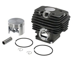 Cilinderset STIHL 038 en MS380, Kettingzaag - Motorzaag, Ø 52 mm Cilinder met Zuiger en Zuigerveren Compleet