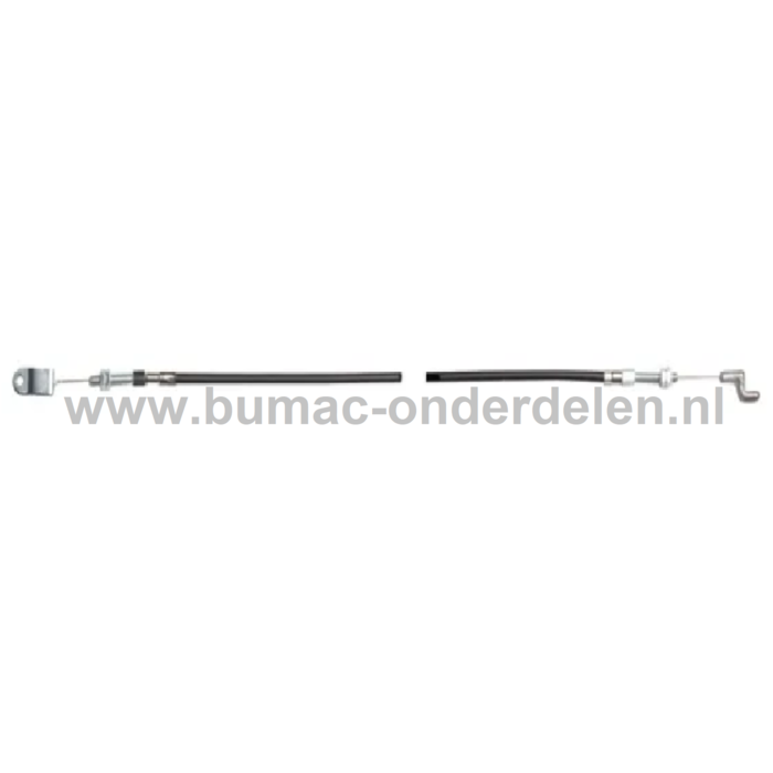 Kabel Mesinschakeling voor Stiga Frontmaaiers o.a. Park Compact PTO Kabels, Koppelingskabels Inschakelen Maaimessen, Maaidek Castelgarden, Alpina, Mountfield, Zitmaaiers, Bedieningskabels Maaiwerk Inschakeling, onderdeel