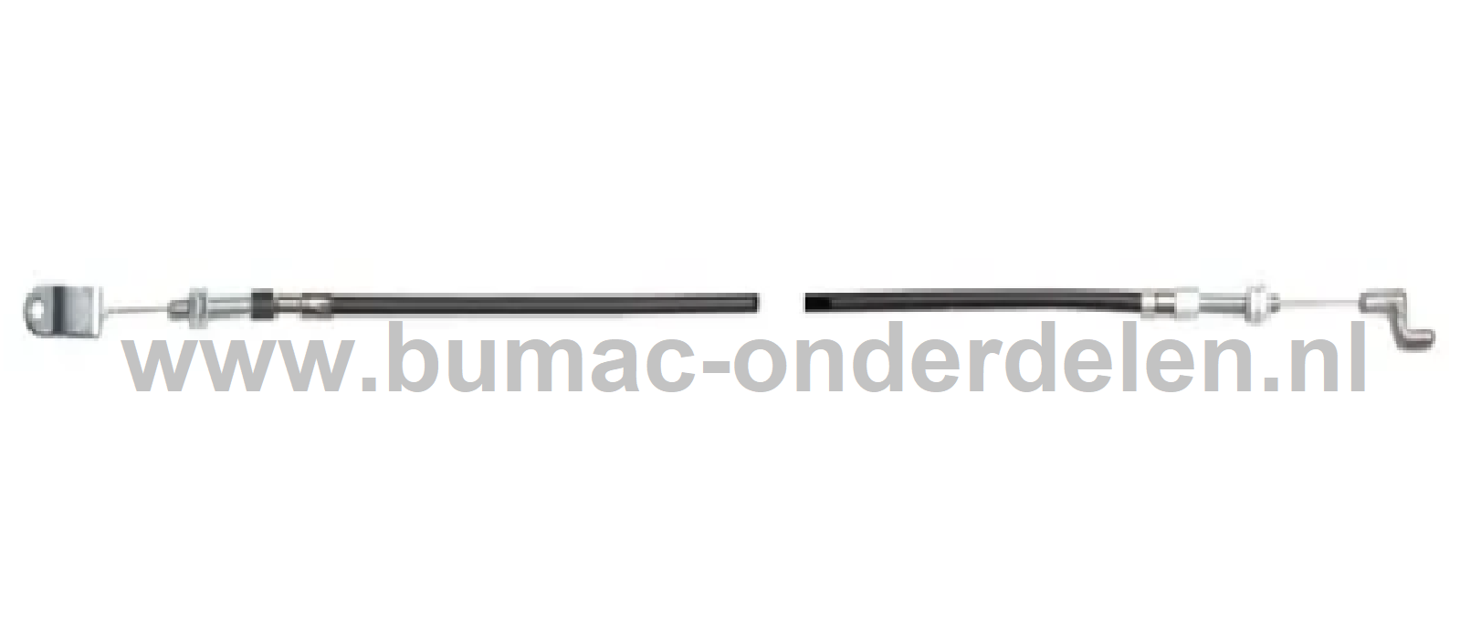 Kabel Mesinschakeling voor Stiga Frontmaaiers o.a. Park Compact PTO Kabels, Koppelingskabels Inschakelen Maaimessen, Maaidek Castelgarden, Alpina, Mountfield, Zitmaaiers, Bedieningskabels Maaiwerk Inschakeling, onderdeel