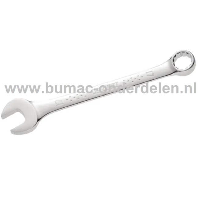 Ringsteeksleutel 5/8 Inch Profieltype 12-Kant, Lengte 200 mm, Engelse Sleutel voor Briggs and Stratton Motor, Grasmaaiers, Zitmaaiers, Tuintrekkers, Kooimaaiers, Aandrijfbakken, Sabo, John Deere, Atco, Simplicity, MTD, Murray, Tuff Torq, Hydrogear, Peerl