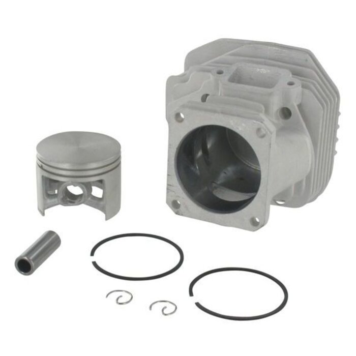 Cilinder Ø 50 mm voor Stihl 044 en MS440 Kettingzaag, STIHL Cilinderset Compleet met Zuiger, Zuigerveren, Pistonpen en Borgclips voor Motorzaag, Cylinderkit Ø 50 mm met Zuigerpen Ø 12 mm, Stihl Interne Motordelen