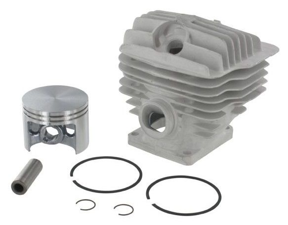 Complete Cilinder Set Stihl 046 en MS460, Kettingzaag - Motorzaag, STIHL Cilinderset Ø 52 mm Compleet met Zuiger en Zuigerveren