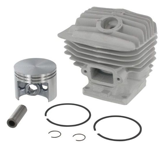 Complete Cilinder Set Stihl 046 en MS460, Kettingzaag - Motorzaag, STIHL Cilinderset Ø 52 mm Compleet met Zuiger en Zuigerveren
