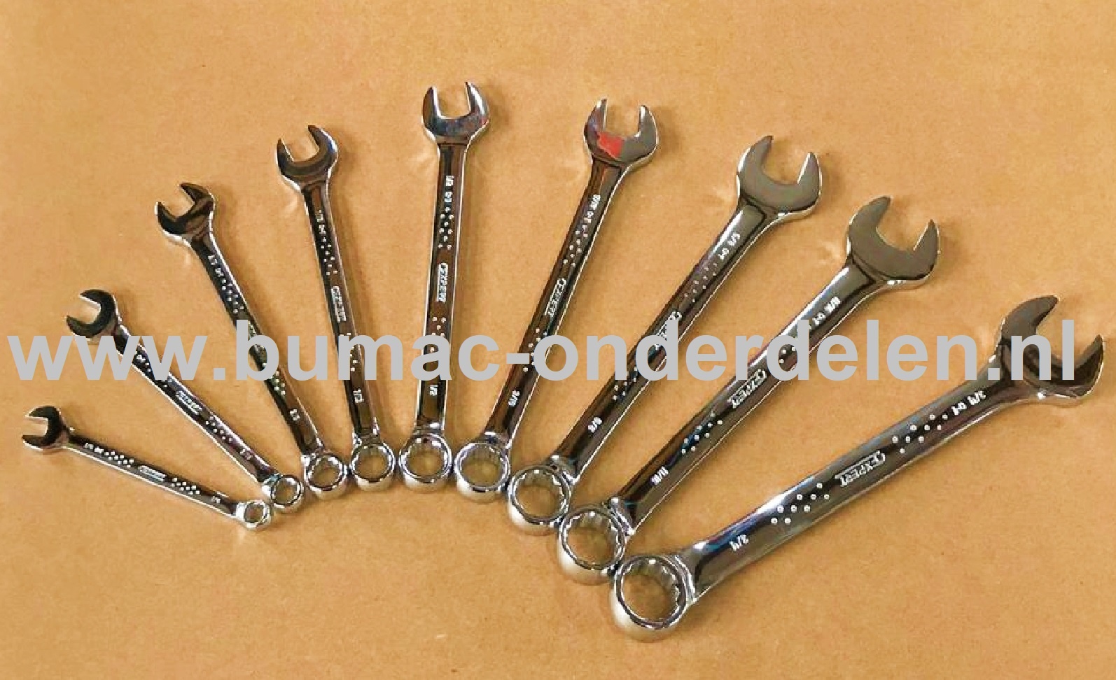 Engelse maat Ringsteeksleutel Set in Inch 9-Delig Profieltype 12-Kant, Engelse Sleutel voor Briggs and Stratton Motor, Grasmaaiers, Zitmaaiers, Tuintrekkers, Kooimaaiers, Aandrijfbakken, Sabo, John Deere, Atco, Simplicity, MTD, Murray, Tuff Torq, Hydrogea
