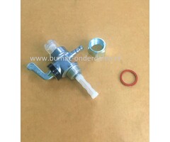 Stalen Benzinekraan M16x1 mm met benzinefilter voor Diverse merken Zitmaaiers, Tuintrekkers, Grasmaaiers, Aggregaten, Tuinfrezen, Minikranen, Waterpompen, Brandstofkraan - Copy