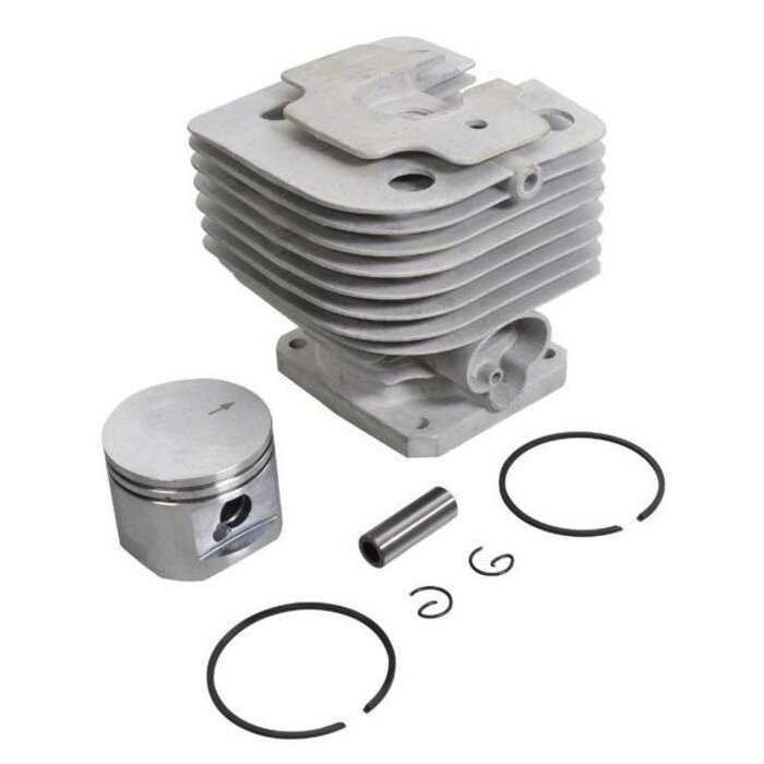 Complete Cilinder Set Stihl FR350 - FR450 - FR480 - FS400 - FS450 - FS480 - SP451 - SP481, Ruggedragen Bosmaaier - Strimmer - Trimmer - Multitool, STIHL Cilinderset Ø 44 mm Compleet met Zuiger en Zuigerveren