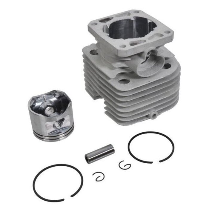 Complete Cilinder Set Stihl FR350 - FR450 - FR480 - FS400 - FS450 - FS480 - SP451 - SP481, Ruggedragen Bosmaaier - Strimmer - Trimmer - Multitool, STIHL Cilinderset Ø 44 mm Compleet met Zuiger en Zuigerveren