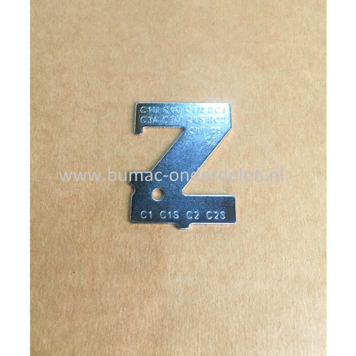 Afstelhulp voor Zama Carburators op Bosmaaiers, Strimmers, Kettingzagen, Heggenscharen, Bladblazers, Afstelhulp voor Hevel op Zama C1U, C1Q, C1M, RC1, C3A, C3M, C1S, RC2, C1T, RB, C3, C1, C2, C2S, Afsteller voor hevel, C 1U, C 1Q, C 1M, RC 1, C 3A, C 3M,
