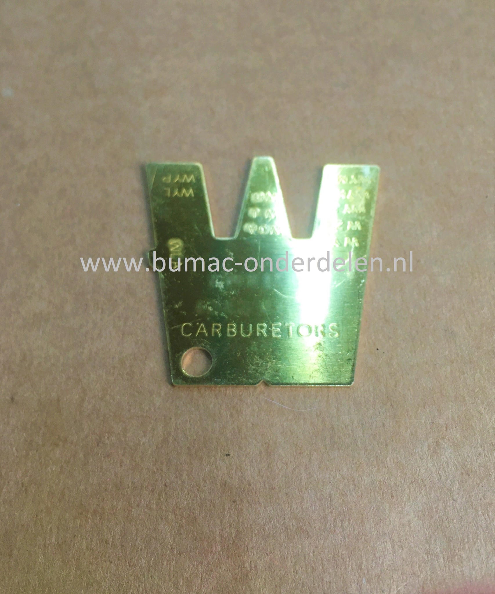 Afstelhulp voor Walbro Carburators op Bosmaaiers, Strimmers, Kettingzagen, Heggenscharen, Bladblazers, Afstelhulp voor Hevel op Walbro WLA, WY, WZ, WYJ, WYK, WYM, WGA, WJ, WG, WYL, WYP, WB, WTA, WT, WA, MDC, HDA, HDB, HDC, WS, SDC