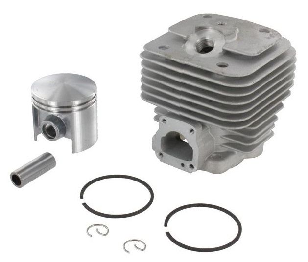 Cilinder en Zuiger Set Ø 47 mm voor STIHL 08S - BG17 - BT360 - SG17 - SG17L - TS08 - TS350 - TS360 Kettingzaag - Motorzaag - Bladblazer - Bandenslijper - Doorslijpmachine - Motorslijper - Ruggedragen Spuit, Cilinder met Zuiger en Zuigerveren Compleet