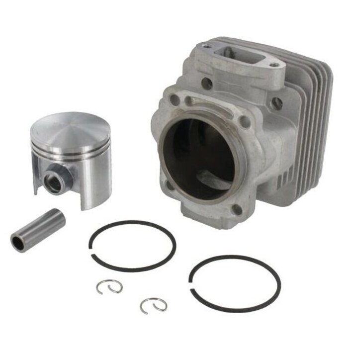 Cilinder en Zuiger Set Ø 47 mm voor STIHL 08S - BG17 - BT360 - SG17 - SG17L - TS08 - TS350 - TS360 Kettingzaag - Motorzaag - Bladblazer - Bandenslijper - Doorslijpmachine - Motorslijper - Ruggedragen Spuit, Cilinder met Zuiger en Zuigerveren Compleet