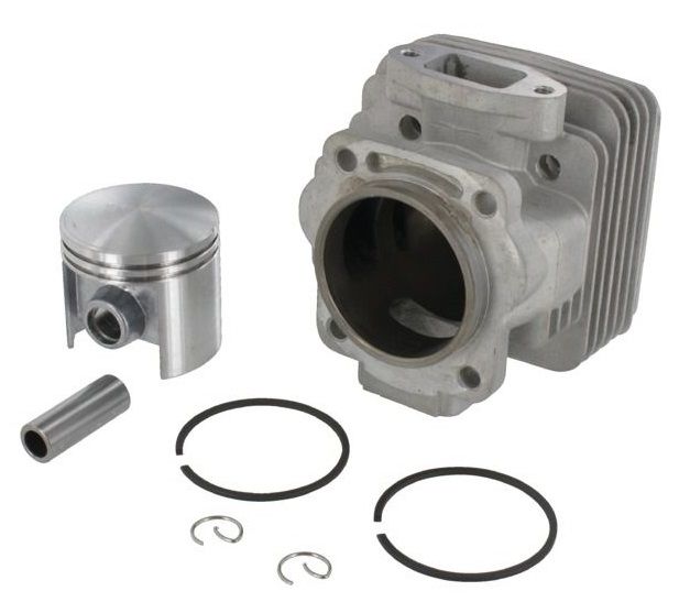 Cilinder en Zuiger Set Ø 47 mm voor STIHL 08S - BG17 - BT360 - SG17 - SG17L - TS08 - TS350 - TS360 Kettingzaag - Motorzaag - Bladblazer - Bandenslijper - Doorslijpmachine - Motorslijper - Ruggedragen Spuit, Cilinder met Zuiger en Zuigerveren Compleet