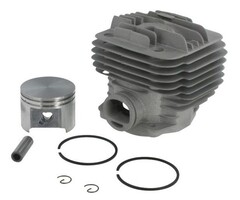 Cilinder met Zuiger en Zuigerveren voor Stihl TS400, Bandenslijper - Doorslijper - Motorslijper - Doorslijpmachine, Cilinderset Compleet Ø 49 mm, onderdeel, TS 400