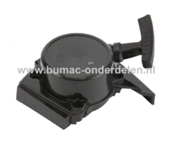 Handstarter voor Castelgarden, Stiga, Alpina, Mountfield, Bosmaaiers, Trimmers, Motorzeisen, Handstarter compleet, Starter B33, B33D, B44, B44D, BJ336, BJ345, BJC336, BJC346, MB3302, MBCP32E, SB33, SB33D, SB44, SB44D