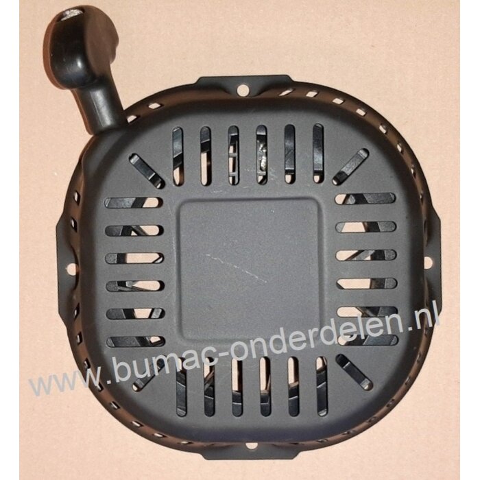 Handstarter voor Loncin - G270FD motoren op Grasmaaiers, Trilplaten, Generatoren, Kooimaaiers, Houtversnipperaars, Waterpompen, Compressoren, Bladblazers, Verticuteermachines, Veegmachines, Kantensnijders
