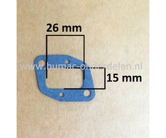 Inlaatpakking voor Bosmaaiers en Trimmers van Stiga, Alpina, Castelgarden, Mountfield,  BS45D, DB42, SB420D, TB420, TB420D, XBS45, Spruitstukpakking, Carburarteurpakking, Carburateurdichting