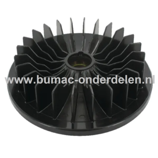 Waaier voor John Deere, Sabo, Sabre Grasmaaiers, Ventilator, Schoepenwiel52-140H m.A., 52-152H m.A., 52-152H TA m.A., 52-190H m.A., 52-4PH m.A., 52-Economy m.A., 52-KAT m.A., 52-KAWA m.A., 52-OHV A., 52-PRO 2A., 52-PRO Vario, 52-QHE m.A., 52-19