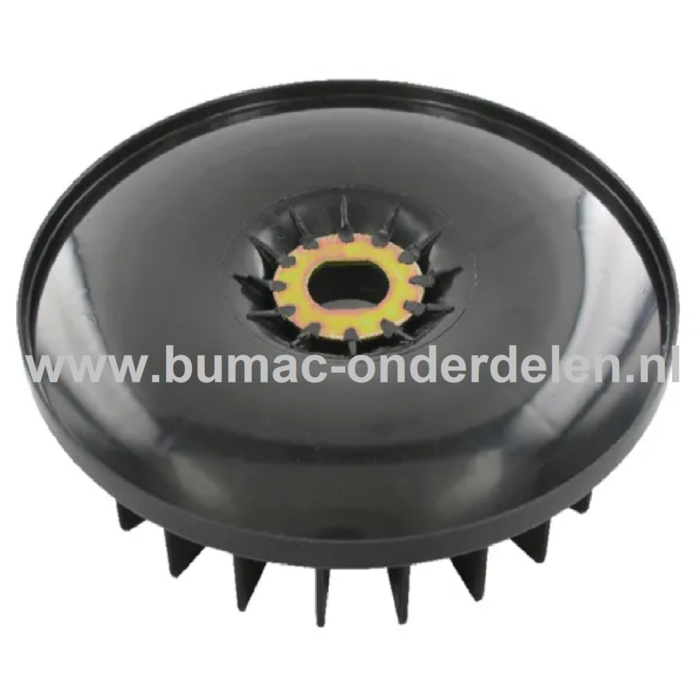 Waaier voor John Deere, Sabo, Sabre Grasmaaiers, Ventilator, Schoepenwiel52-140H m.A., 52-152H m.A., 52-152H TA m.A., 52-190H m.A., 52-4PH m.A., 52-Economy m.A., 52-KAT m.A., 52-KAWA m.A., 52-OHV A., 52-PRO 2A., 52-PRO Vario, 52-QHE m.A., 52-19