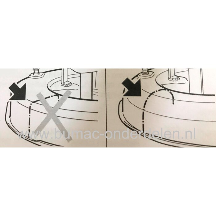 Mulchplug voor 122 Cm vanaf Bj 2008 tot Heden voor Stiga Estate Royal - Royal E, Mountfield 1840H - 2040H, Castelgarden, Alpina, Modellen vanaf 2008, Zitmaaiers met een Maaibreedte van 122 Cm, Tuintrekker, Castel Garden o.a. XT200HD