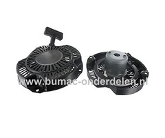 Starter Compleet voor ROBIN, SUBARU EX27 motoren op Sleuvenstamper, Trilstamper, Wacker, Trilplaat, Generator, Houtversnipperaar, Waterpomp, Compressor, Bladblazer, Verticuteermachine, Veegmachine, Kantensnijder