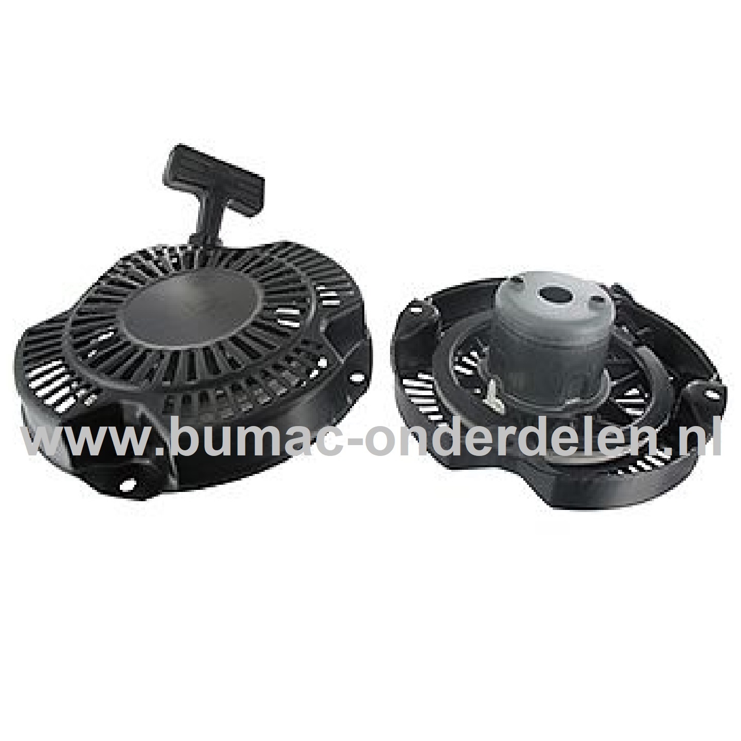 Starter Compleet voor ROBIN, SUBARU EX27 motoren op Sleuvenstamper, Trilstamper, Wacker, Trilplaat, Generator, Houtversnipperaar, Waterpomp, Compressor, Bladblazer, Verticuteermachine, Veegmachine, Kantensnijder