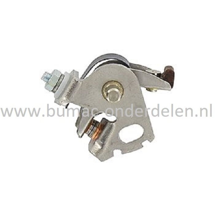 Contactpunt voor 100, 110, 111, 112, 130W1, 130W2, 130, 140, 140R2, 140U2, 150G1, 150G2, 150R1, 150T1, 150T2, 150W HIRTH, L77, L77UF, L97, L101, L101UF, L125, L152, L197, L252, L372, RM77, RM97, RM101, RM125, RM152, SP77 JLO, STAMO, FAMO SACHS Motoren op