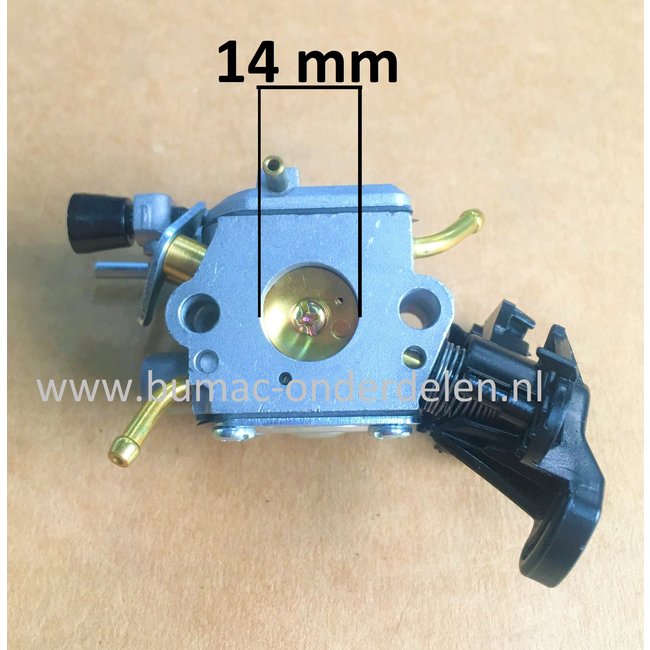 Carburateur voor Husqvarna - Jonsered Kettingzaag, Carburator komt onder andere voor op Husqvarna 435E, 440E, 445E, 450E Jonsered CS2240, CS2245S, CS22550S Motorzagen Membraancarburateur