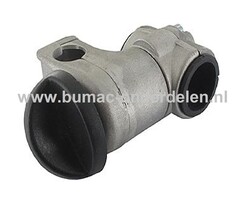 Stuurboombevestiging voor Bosmaaiers, Trimmers, Motorzeisen, Bermmaaiers Stuur Ø 22 mm, Buis Ø 32 mm Stuurklem, Stuur boom bevestiging, Stuurboomklem