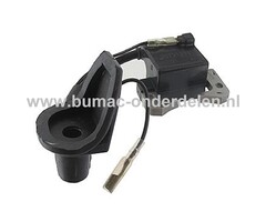 Ontstekingspoel voor ROBIN, SUBARU Motoren op  Sleuvenstamper, Trilstamper, Wacker, Trilplaat, Generator, Houtversnipperaar, Waterpomp, Compressor, Bladblazer, Verticuteermachine, Veegmachine, Kantensnijder Nevelspuit, Ontsteking, Bobine EC 03, EC 04
