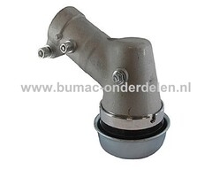 Haakse Overbrenging voor Husqvarna, Jonsered, Partner, Maruyama Bosmaaiers, Trimmers, Motorzeisen Tandwielkop, Bosmaaierkop 143R, 243R, 243RJ, 543RS, 543RBX, BC420, BC420H, BC500, BC500H