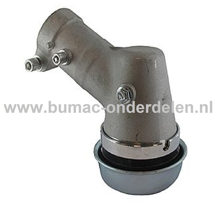 Haakse Overbrenging voor Husqvarna, Jonsered, Partner, Maruyama Bosmaaiers, Trimmers, Motorzeisen Tandwielkop, Bosmaaierkop 143R, 243R, 243RJ, 543RS, 543RBX, BC420, BC420H, BC500, BC500H