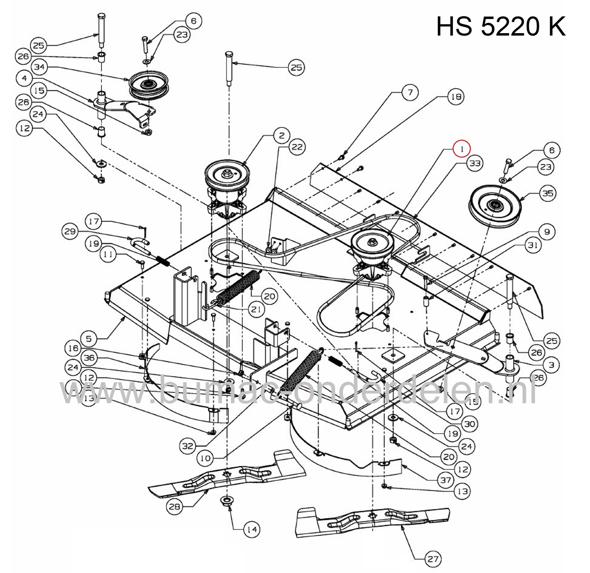 Lagerhuis Compleet met V snaar Poelie voor MTD, Wolf, CubCadet, Yardman, Bolens, White en Efco Zitmaaier, Tuintrekker, Lagerhuis met Mesas, Lagers, Mesaansluiting en V snaarpoelie Compleet voor onder andere Zijuitworp of Achteruitworp Maaidek van 92 - 96