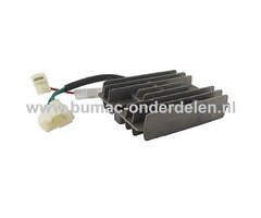 Spanningsregelaar voor KIPOR, YANMAR Motor op Zitmaaiers, Tuintrekkers, Grasmaaiers, Frontmaaiers Regulator Kipor, Yanmar Motoren 186F, L100