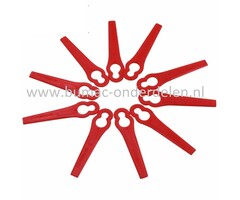 Maaimesset 10 stuks voor Florabest, Ferrex Bosmaaiers, Strimmers, Bermmaaiers, Trimmers, Snijvingers
