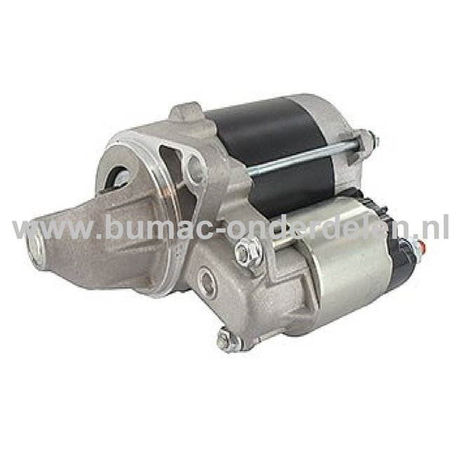 Startmotor 9 Tands voor Kawasaki Motoren op Frontmaaiers, Zitmaaiers, Tuintrekkers, John Deere, KAWASAKI Elektrische Starter, Electrische Startmotor 9 Tands LX188, FD440V, FD501V, FD590V, FD611V