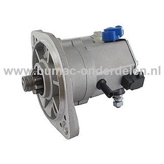 Startmotor 9 Tands voor Yanmar Motoren op John Deere Grasmaaiers, Frontmaaiers, Zitmaaiers, Tuintrekker Elektrische Starter, Electrische Startmotor 9 Tands 2320, X495, X595, X740, X744, X748, X749, X750, X754, X758, X950R, SC2400, 1023E, 1025R, 1026R, 202