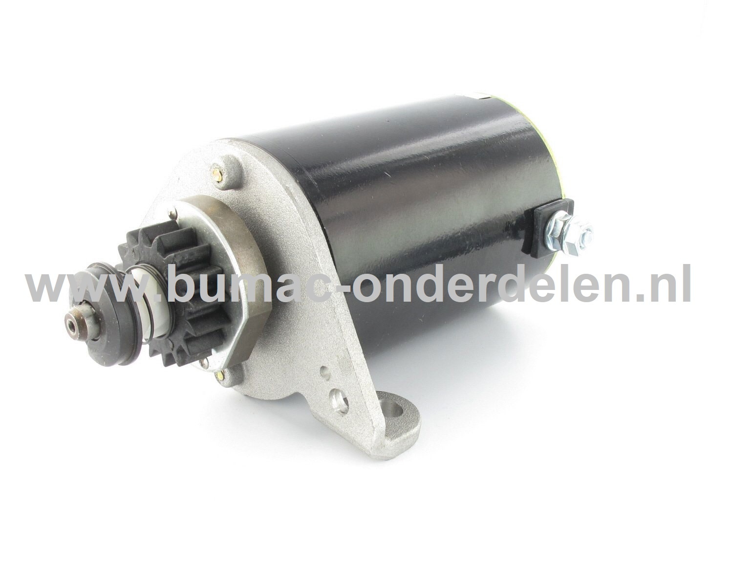Startmotor 16 Tands voor Briggs & Stratton Motoren op Grasmaaiers, Zitmaaiers, Tuintrekkers, Frontmaaiers Elektrische Starter, Electrische Startmotor 16 Tands 243436, 243437, 326437
