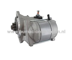 Startmotor 9 Tands voor Kubota Motoren op Zitmaaiers, Tuintrekkers, Frontmaaiers, Grasmaaiers Elektrische Starter, Electrische Startmotor 9 Tands D1302, D1402, GV1125-Q60, GV1125Q60KTC, GV312060B, GV3170SW, GV3190QSW, GV3190Q60, GV3240/SW, GV3250Q60SW, KC
